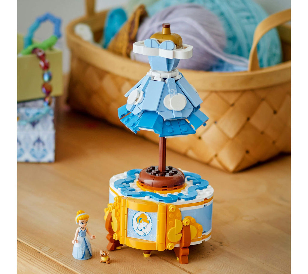 LEGO | Disney Princess Cinderella’s 474-Piece Dress Building Kit - with Gus