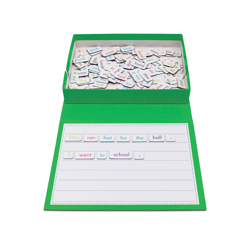 Junior Learning Rainbow Sentences Magnetic Literacy Building Set With 160 Pieces
