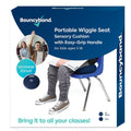 Bouncyband® Blue Portable Wiggle Seat Sensory Cushion