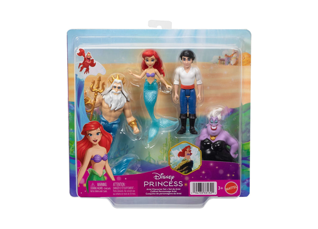 Disney Princess The Little Mermaid Ariel Character Set