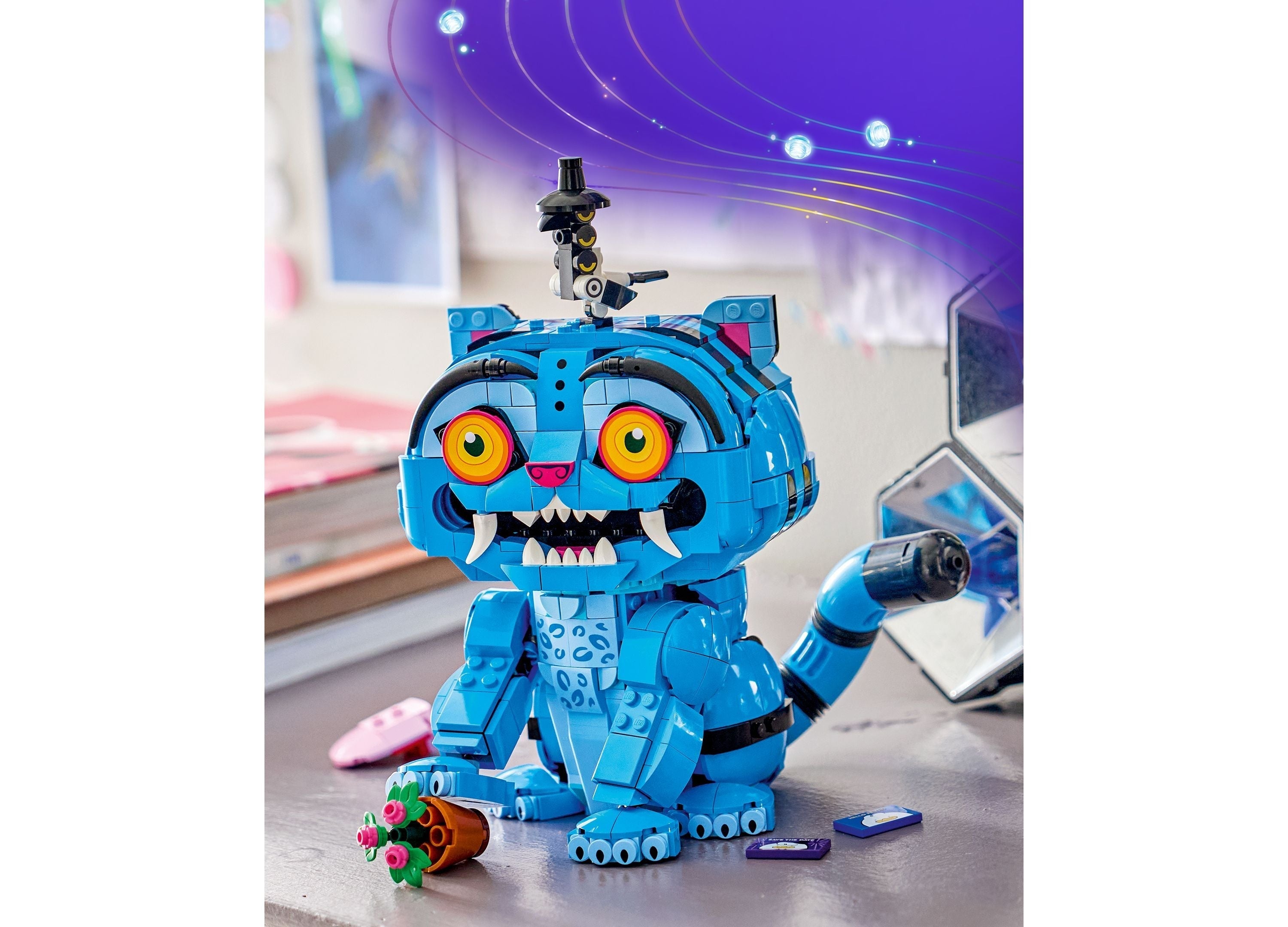 LEGO KPop Demon Hunters Derpy Tiger And Sussie Bird 825-Piece Building Set