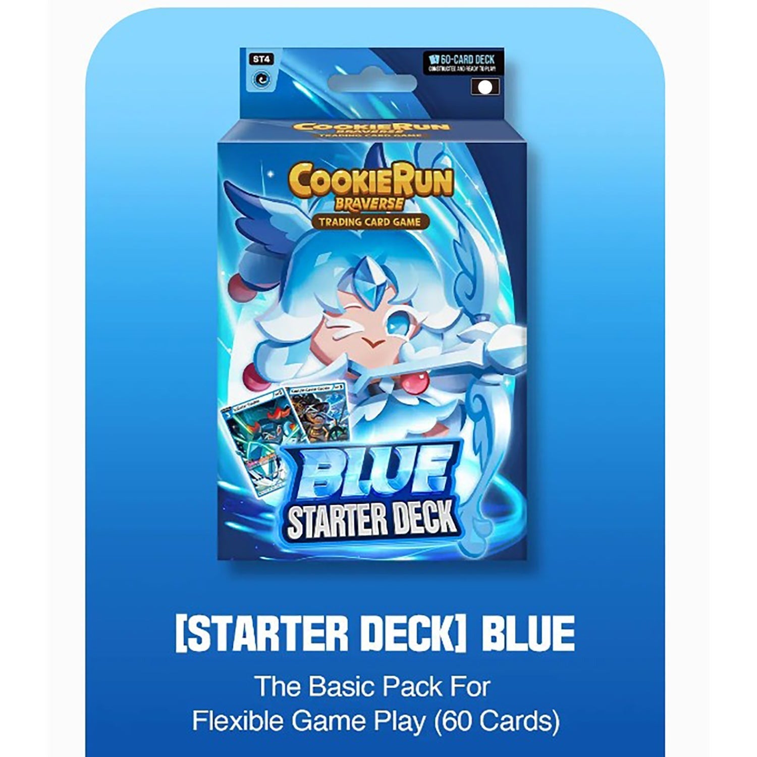 CookieRun: Braverse Trading Card Game Starter Deck 60-Card Set With Playmat