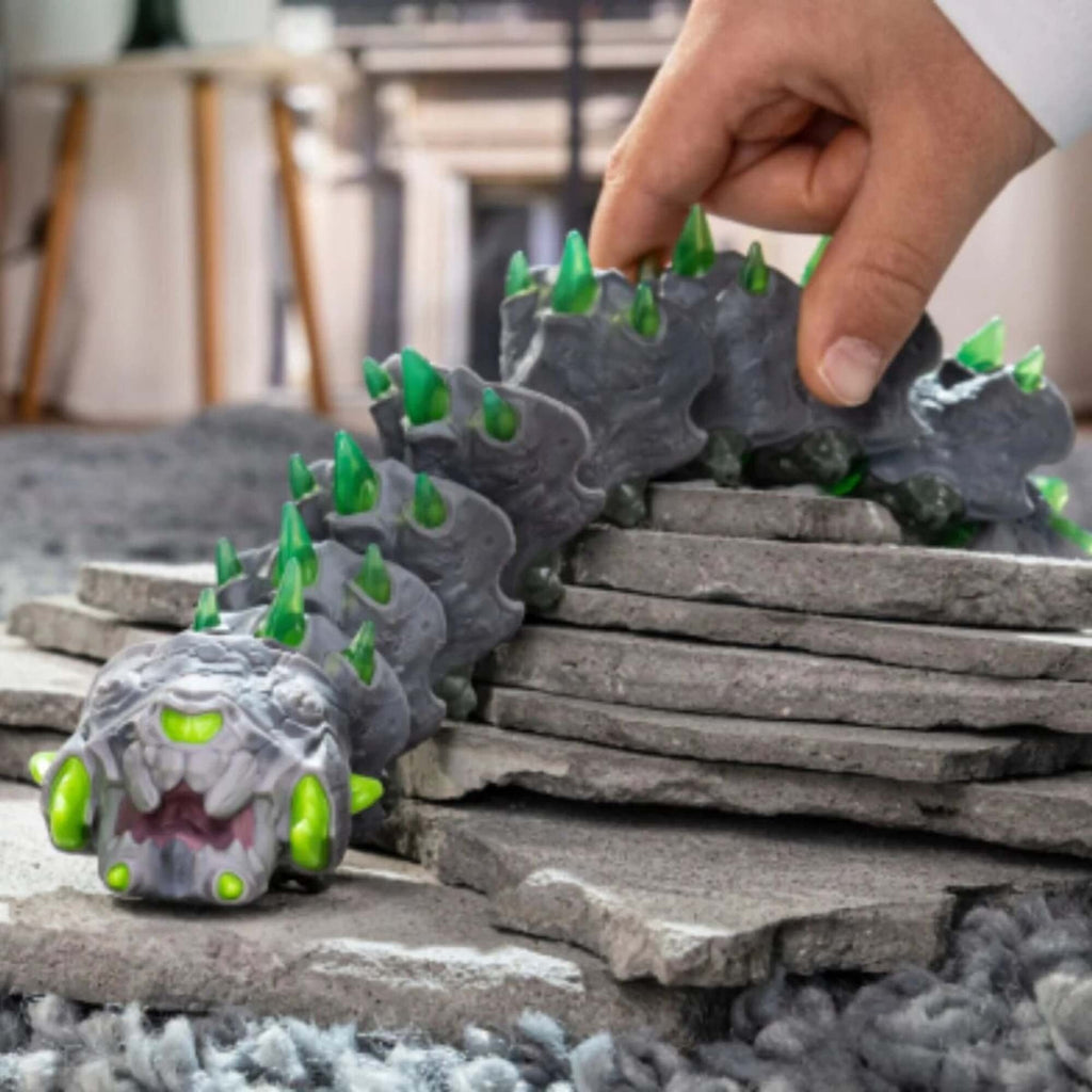 Schleich Eldrador Creatures Stone Worm 11-Inch Movable Fantasy Figure