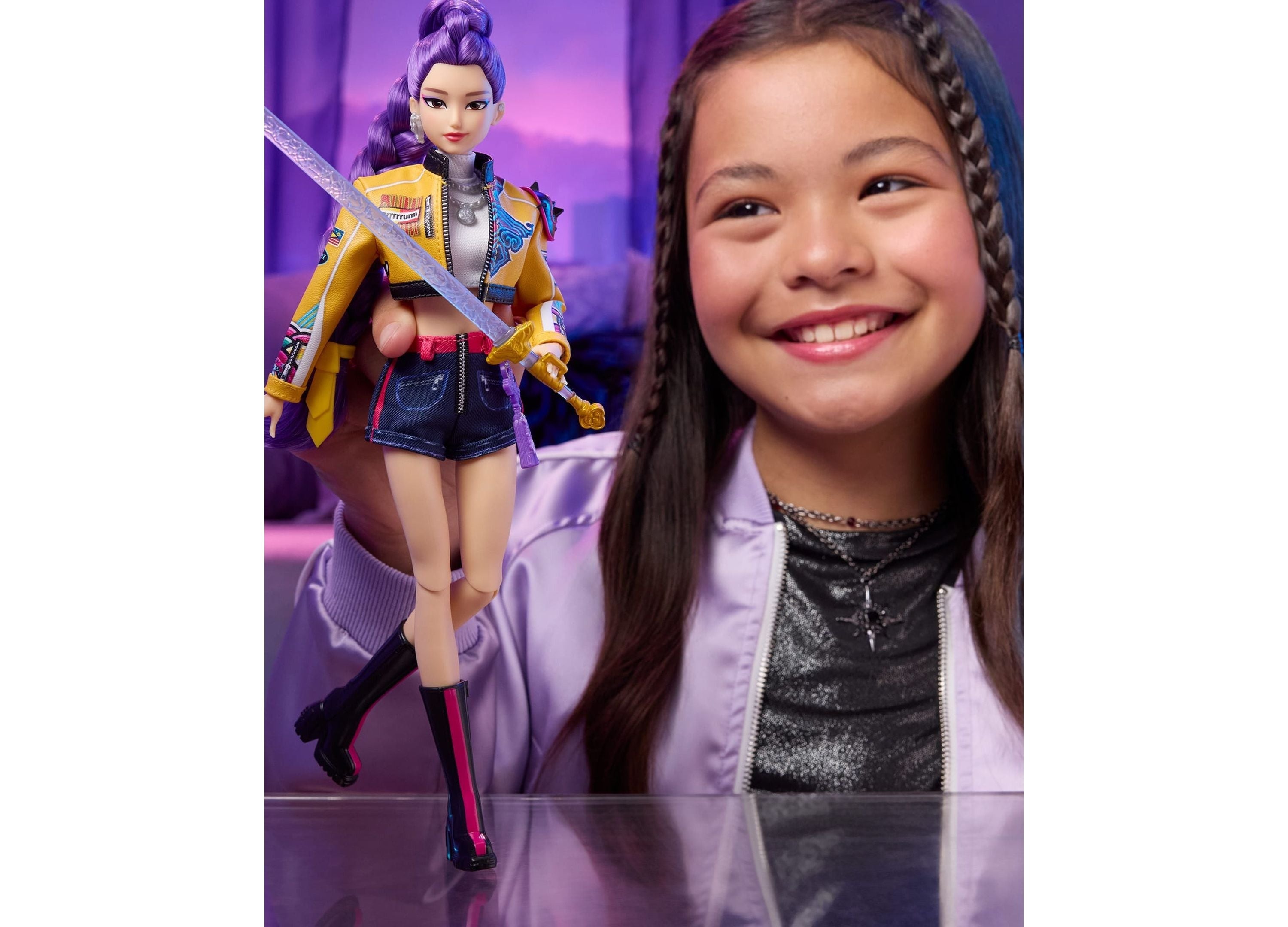 KPop Demon Hunters HUNTR/X Rumi "How It's Done" 11-Inch Fashion Doll With Sword Accessory