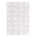 Hygloss Create-Your-Own 28-Piece Rectangle Puzzle - 24 Pack