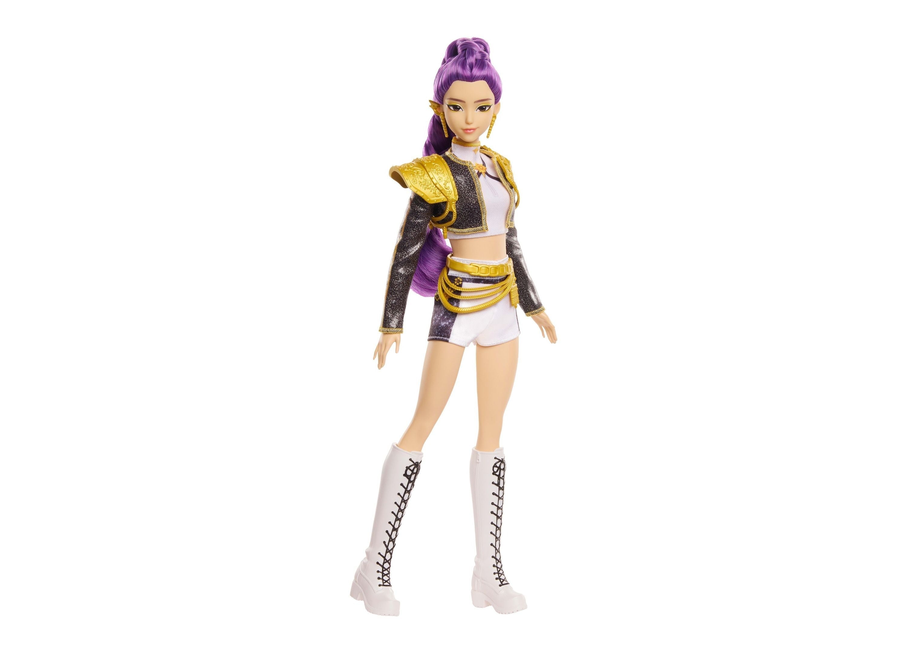 KPop Demon Hunters Rumi Golden 12.75-Inch Singing Fashion Doll with 5 Posable Joints