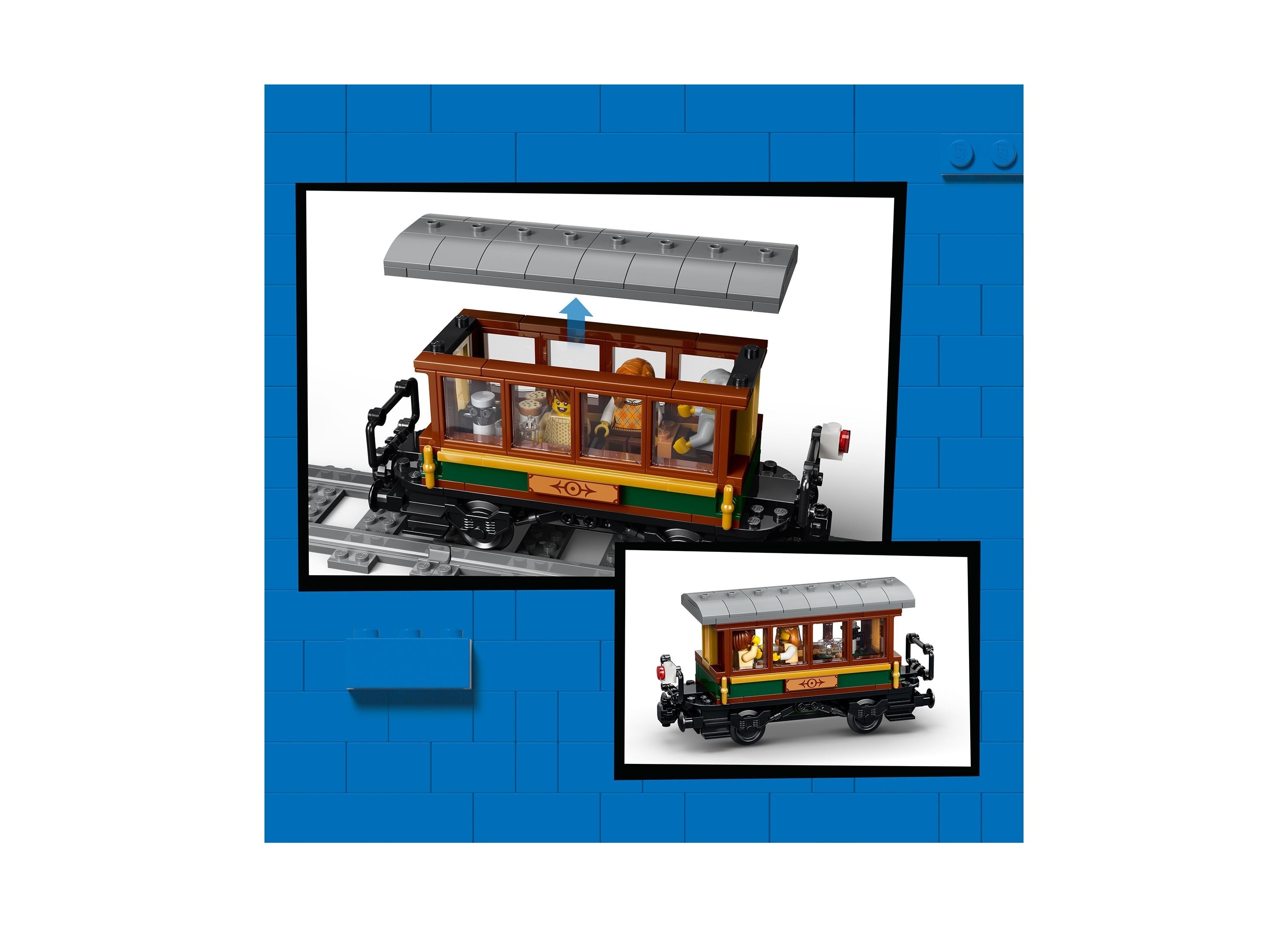LEGO City Vintage Steam Train 575-Piece Building Set