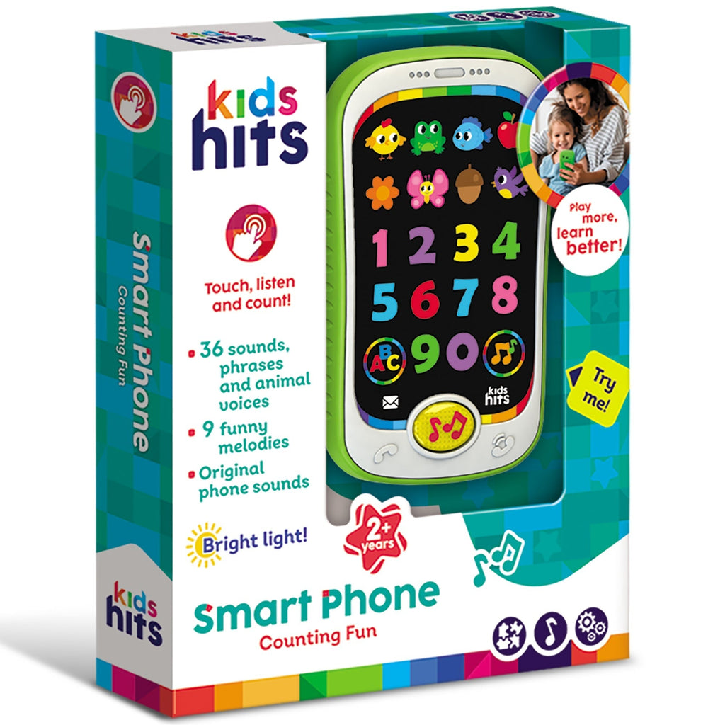 Kids Hits Smart Phone Counting Fun Interactive Educational Toy With Lights, Sounds & Songs