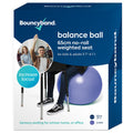 Bouncyband® Balance Ball, 65cm, Vibrant Purple - Stay Active & Focused