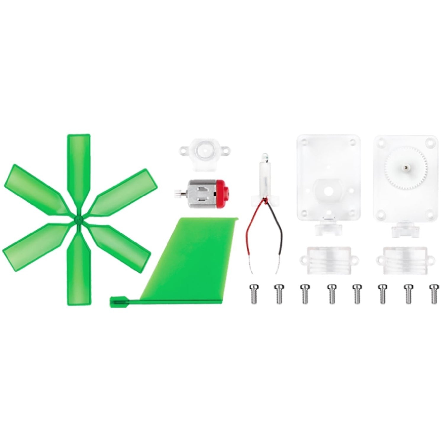 Green Science Windmill Generator STEM Kit With LED Light