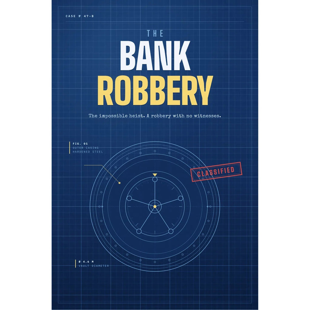 Detective For A Day: The Bank Robbery Interactive Investigation Party Game