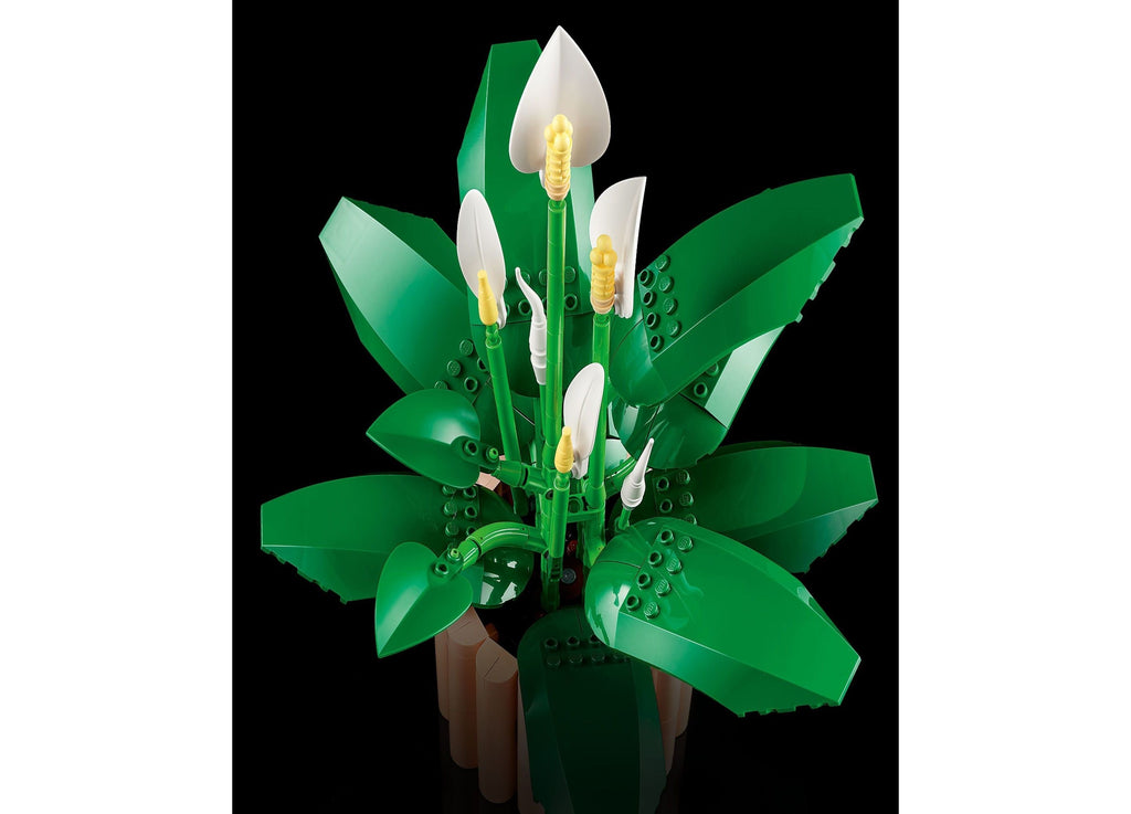 LEGO® Botanicals Peace Lily Flower Model Kit 474 Pieces – Home Decor