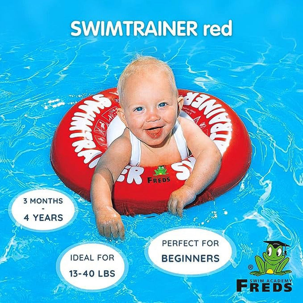 FREDS SWIM ACADEMY SWIMTRAINER Classic Red - Infant Baby Pool Float