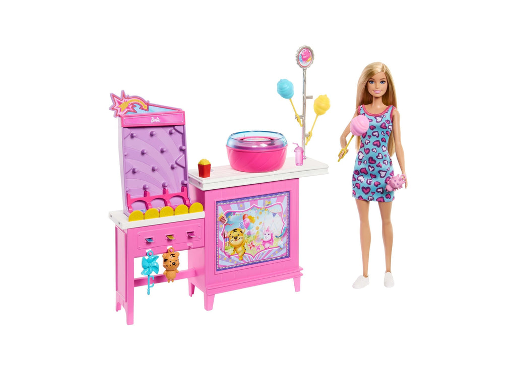 Barbie Mysteries Beach Detectives Malibu Doll and Cotton Candy Game Playset