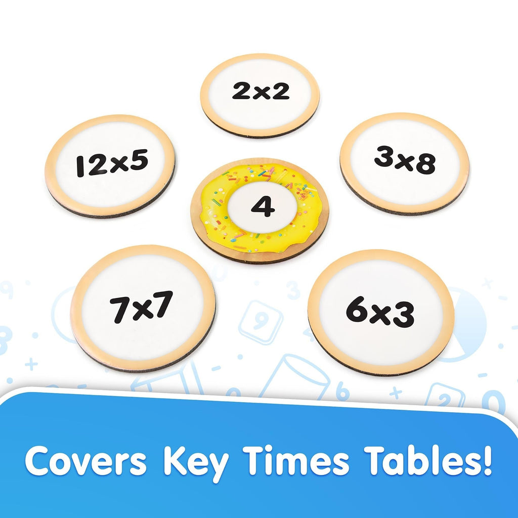 Snacks: Multiplication - 90 Double-Sided Math Practice Cards With Hands-On Learning