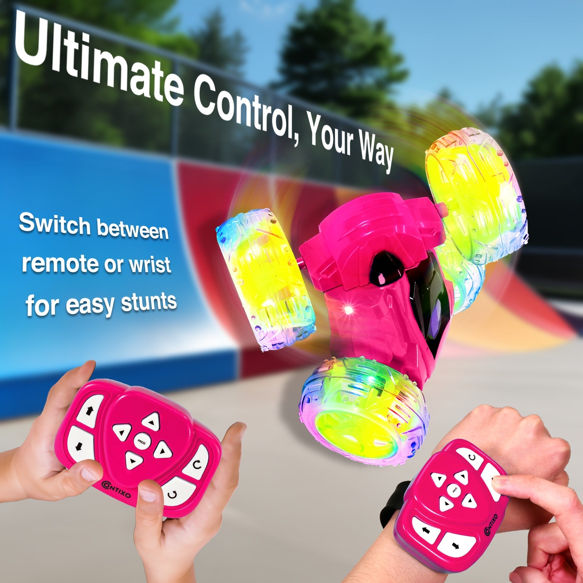 Contixo Flip Racer Remote Control Car With 360-Degree Stunt Action