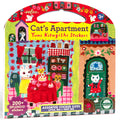 Eeboo Cat's Apartment Sticker Book With Over 200 Stickers By Yumi Kitagishi