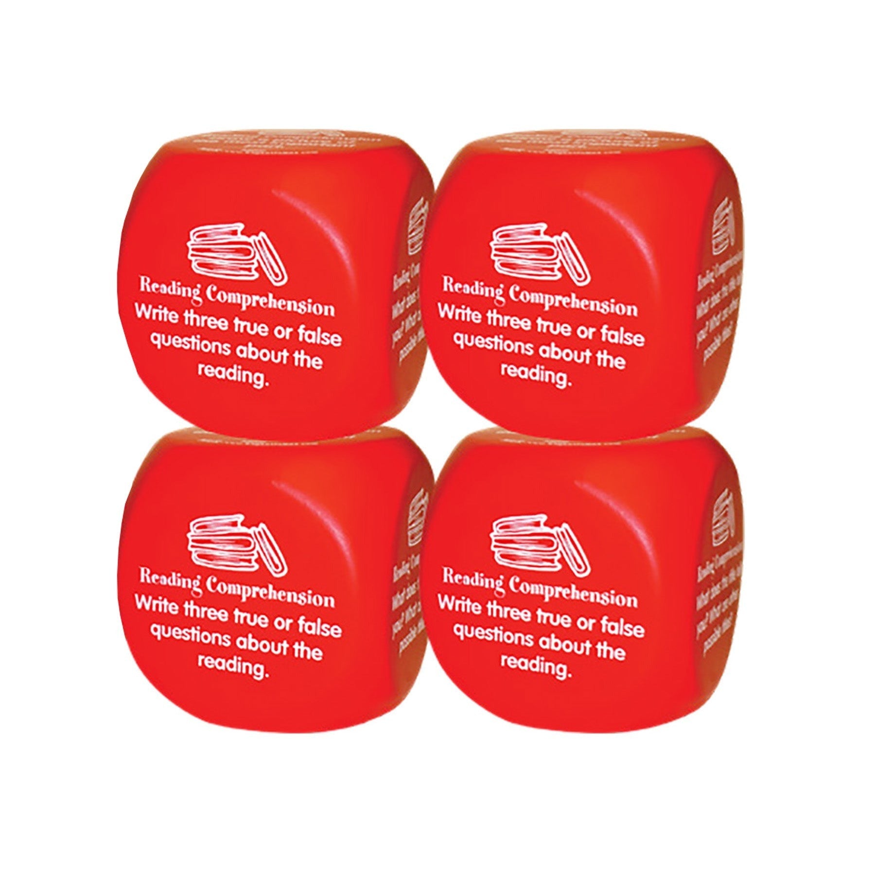 Kagan Publishing Reading Comprehension Cube - Super-Fun Learning - Set of 8