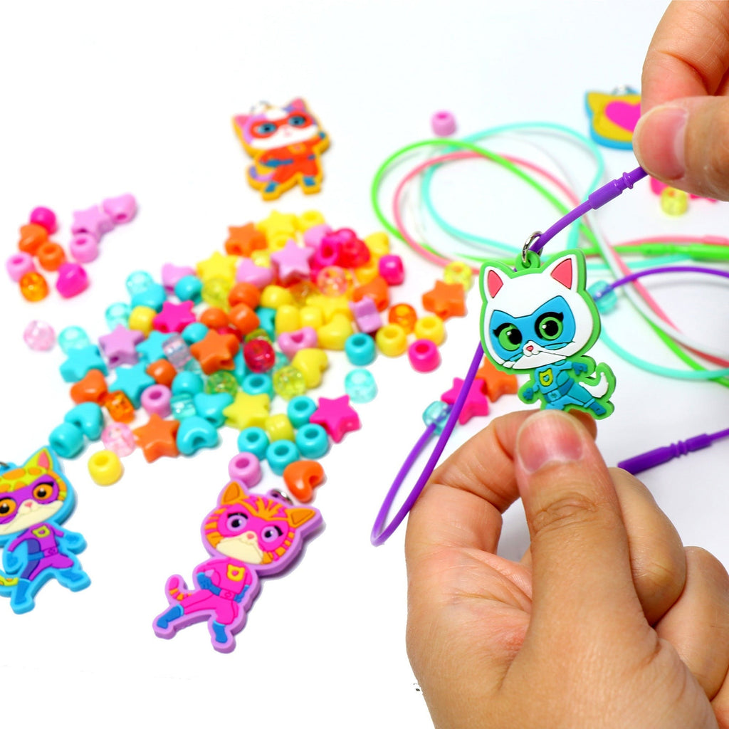 Super Kitties Bead & Charm Necklace Activity Set – 161 Pieces