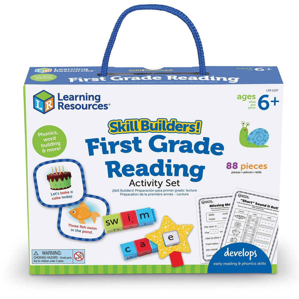 Learning Resources Skill Builders! 1st Grade Reading - Interactive Language Skills Set