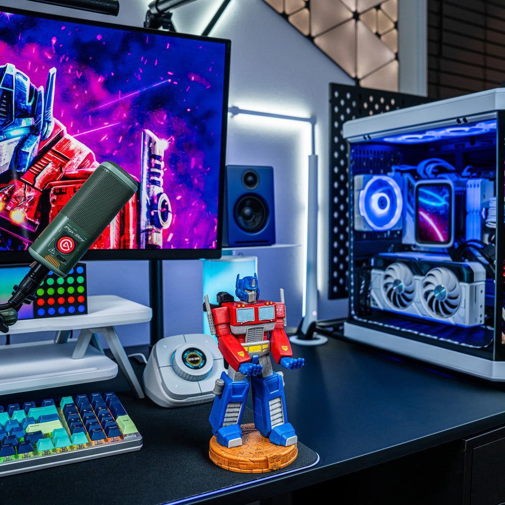 Exquisite Gaming: Optimus Prime Transformers Controller & Phone Holder