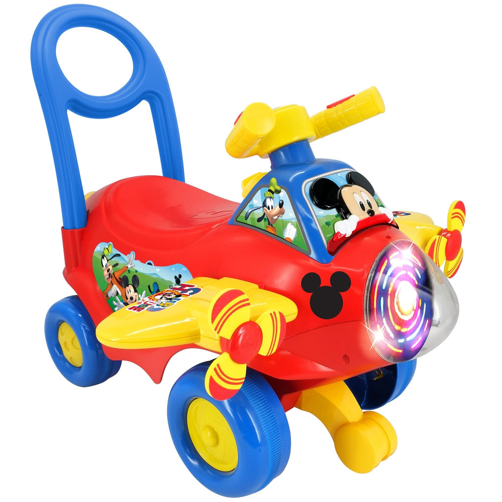 Disney Mickey Mouse Activity Plane Ride-On With Lights And Sounds