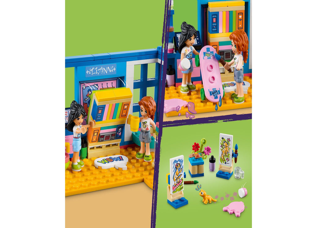 LEGO Friends Liann's Room 204-Piece Building Set with Mini-Dolls and Gecko