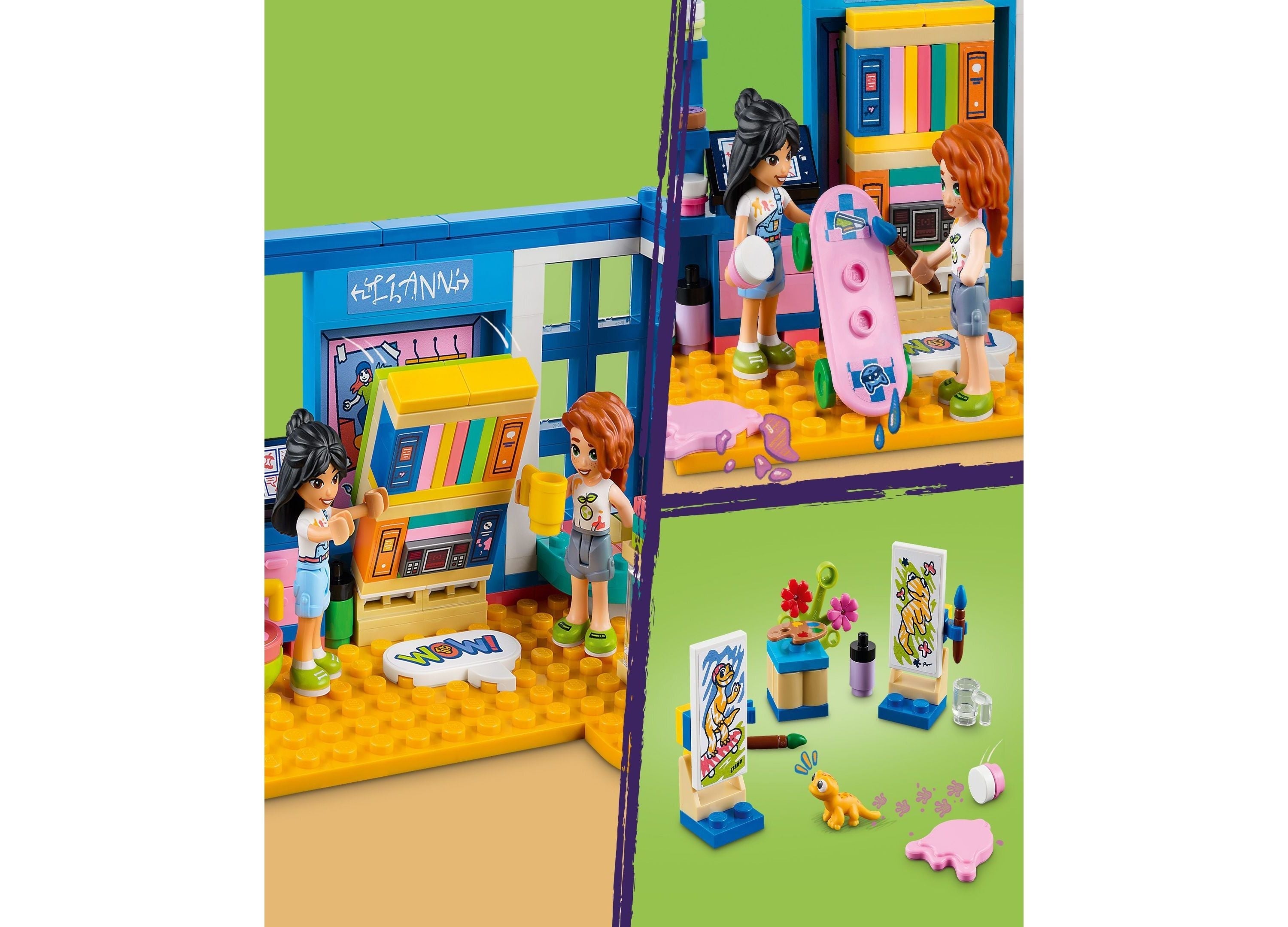LEGO Friends Liann's Room 204-Piece Building Set with Mini-Dolls and Gecko
