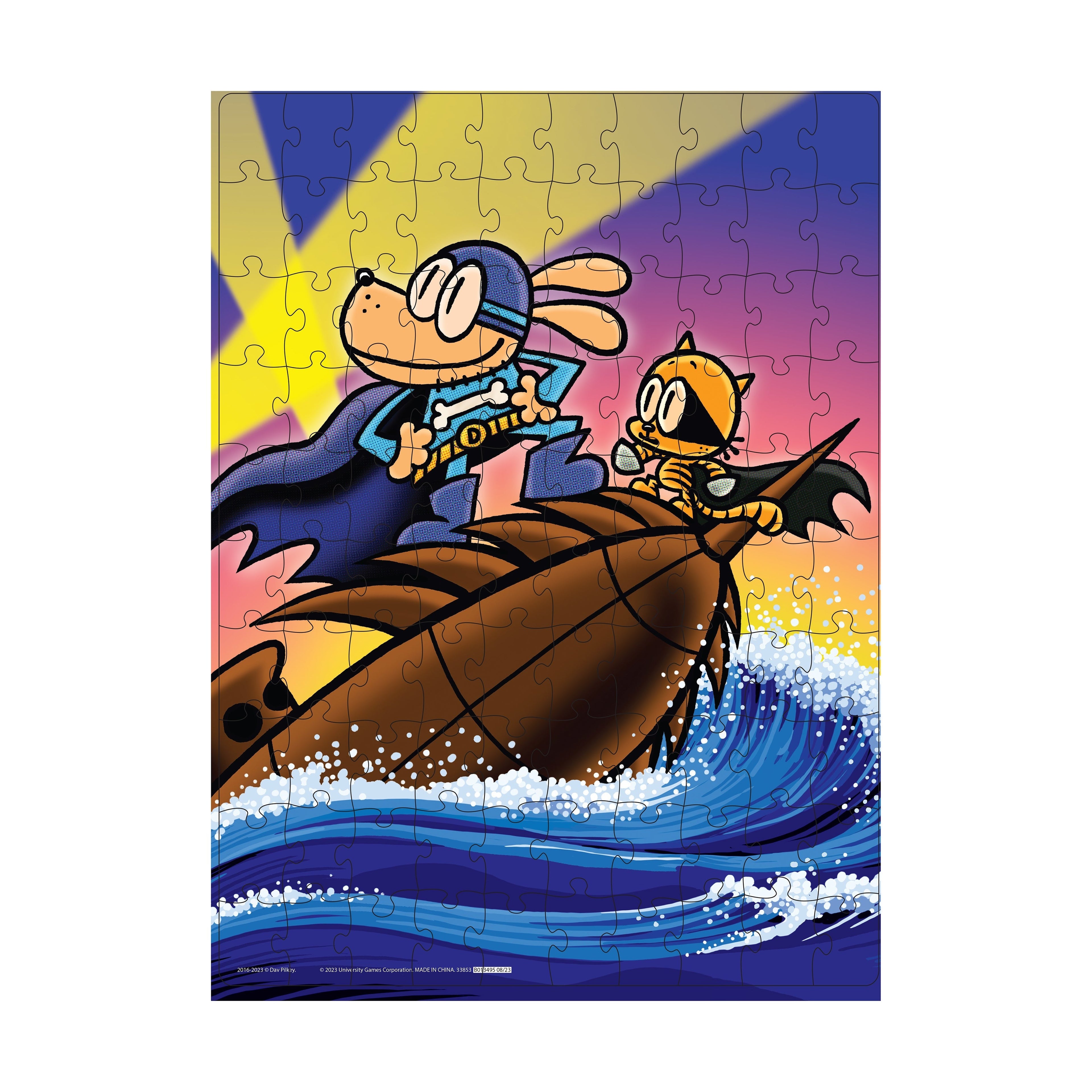 University Games Dog Man - Twenty Thousand Fleas Under the Sea Puzzle - 100 pc