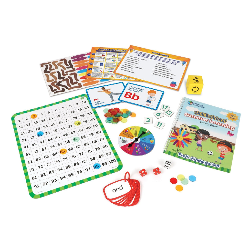 Learning Resources Skill Builders - Summer Activity Set - PreK to K