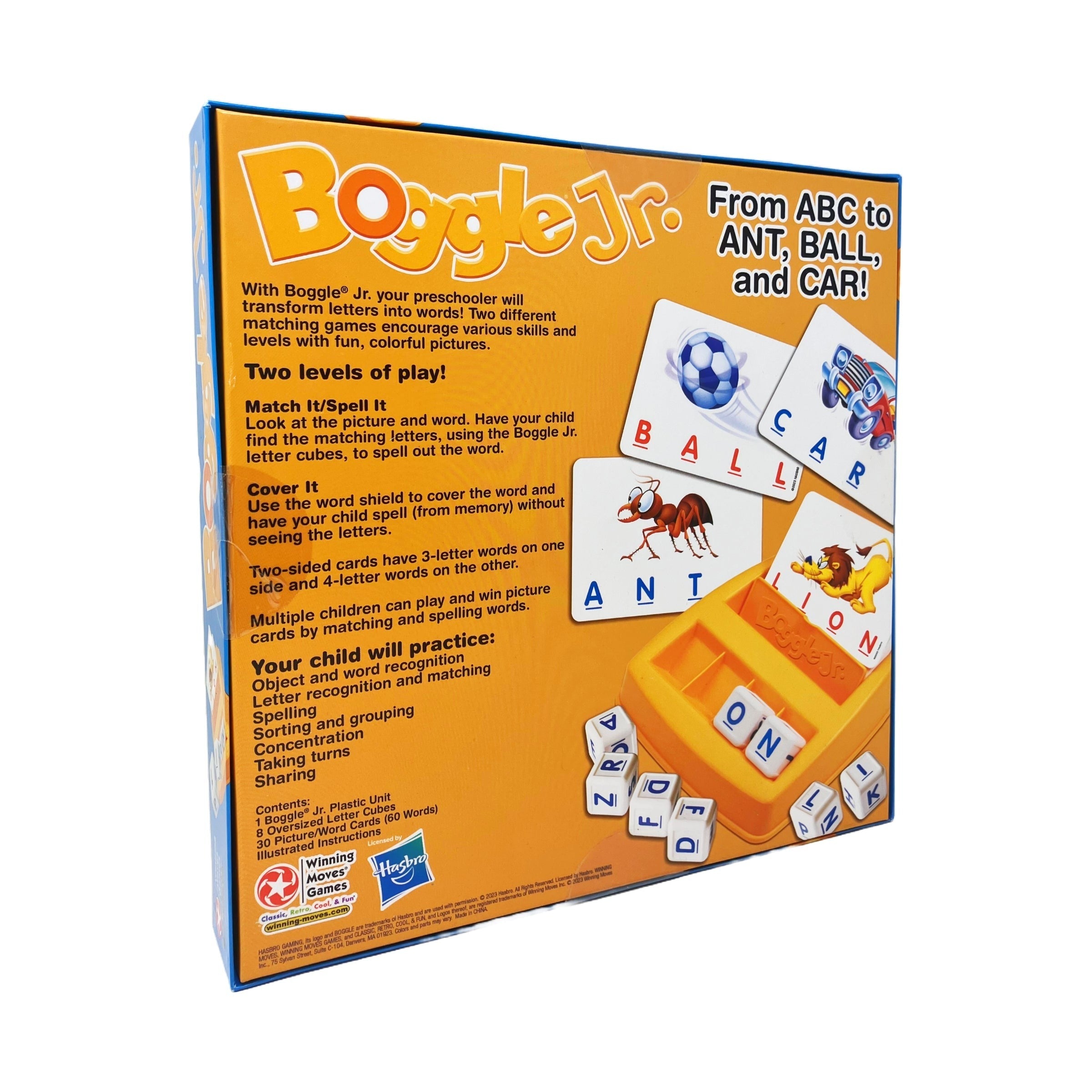 Boggle Jr. Preschool Letter Matching Game