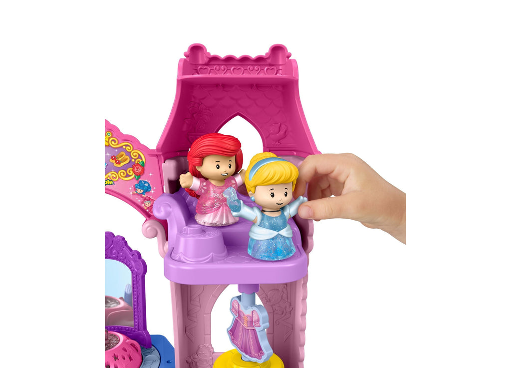 Fisher-Price Disney Princess Cinderella & Ariel Shimmer & Glow Dress Shop Light-Up 2-Piece Playset