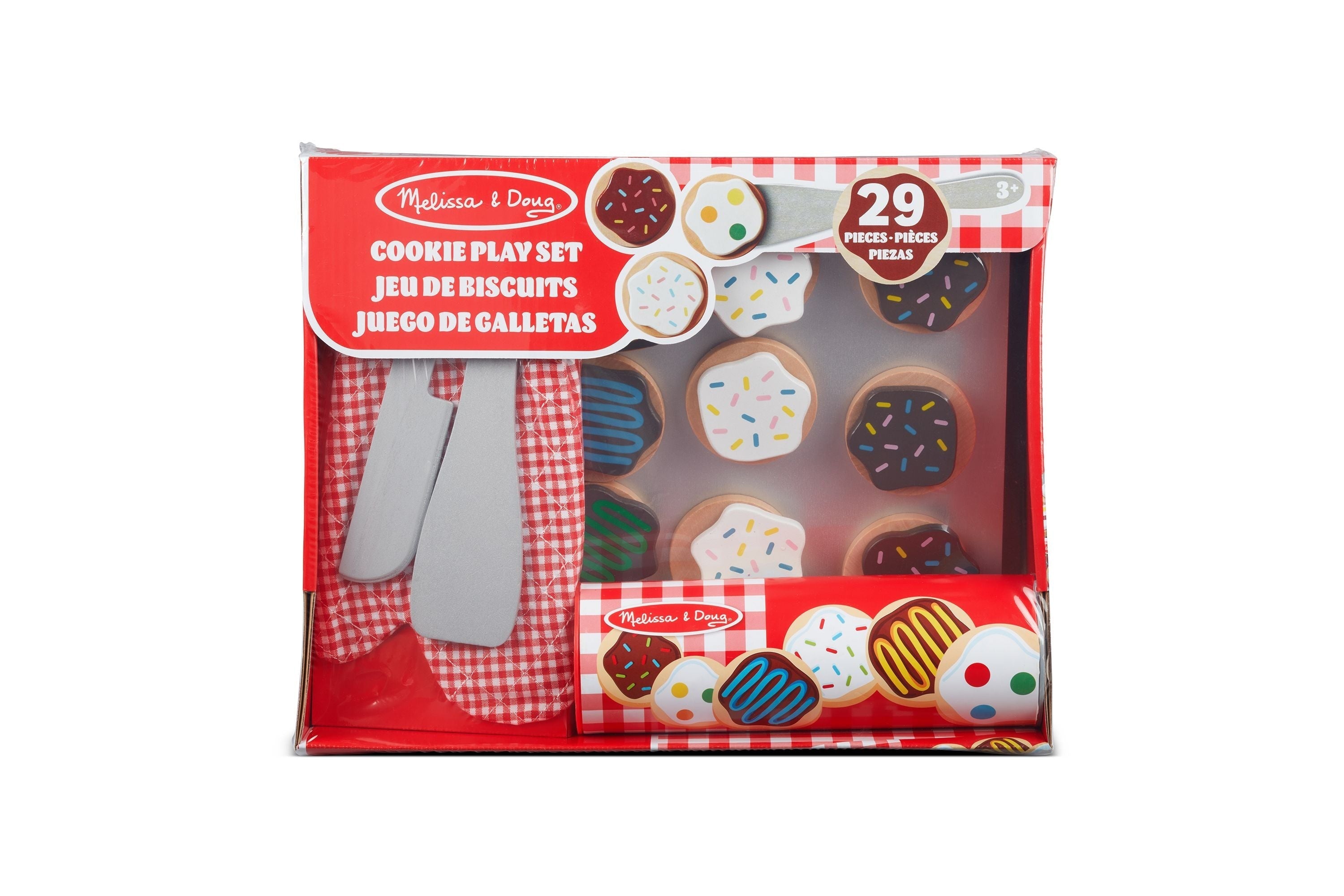Melissa & Doug Slice and Bake Cookie Set - 29-Piece Wooden Pretend Play Baking Set