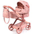 Bayer Design Dolls: Pram Xeo - Coral Pink Floral