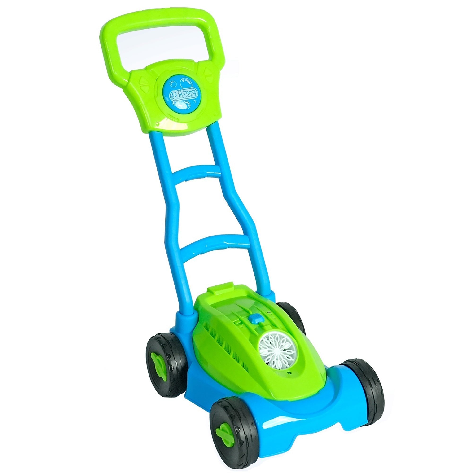 Easy Playhouse Bubbly Lawn Mower Machine, Outdoor Fun with Lights and Sounds