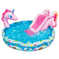 Banzai Spray 'N Splash Unicorn Inflatable Water Slide and Pool