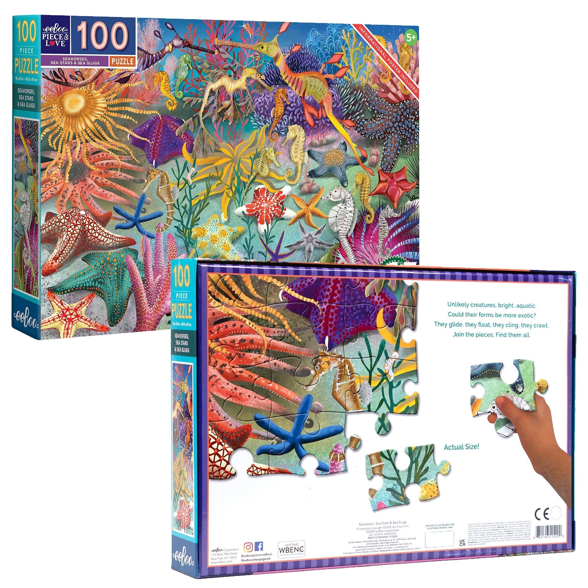 Uta Krogmann Seascape Wonders 100 pc Puzzle - Award-Winning Art