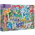Eeboo Love Of Dragons 100-Piece Puzzle