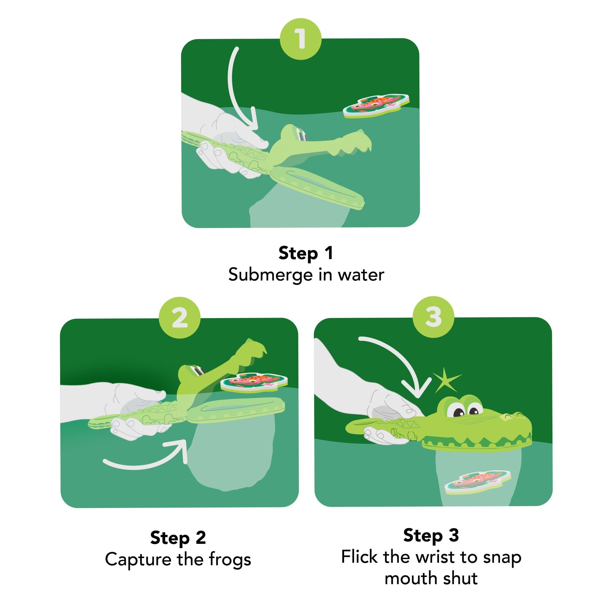 Tiger Tribe Croc Chasey - Eco-Friendly Bath Adventure Toy