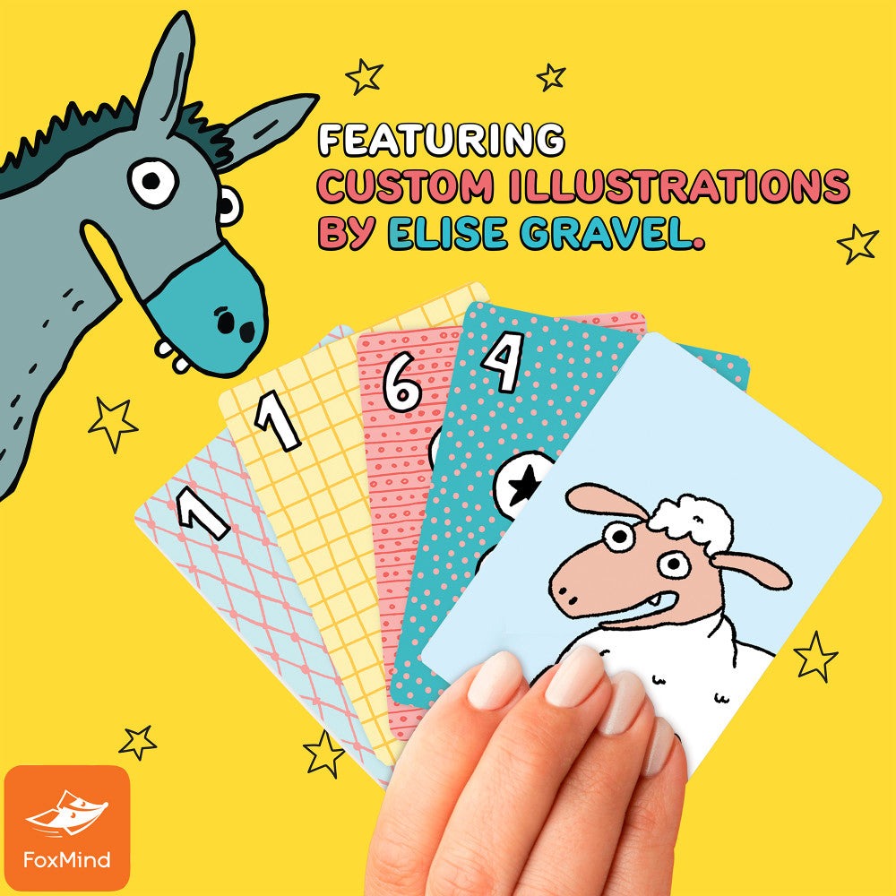 FoxMind Crazy Farm: Card Party Game for Family & Kids 6+