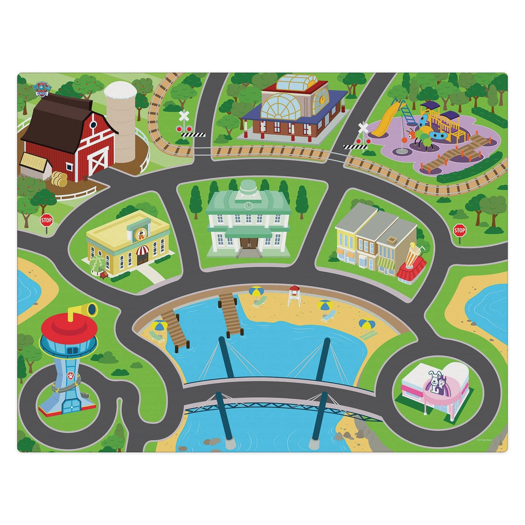 Imaginmat Jumbo Paw Patrol Floor Playmat With 2 Toy Cars 47 X 61 Inch