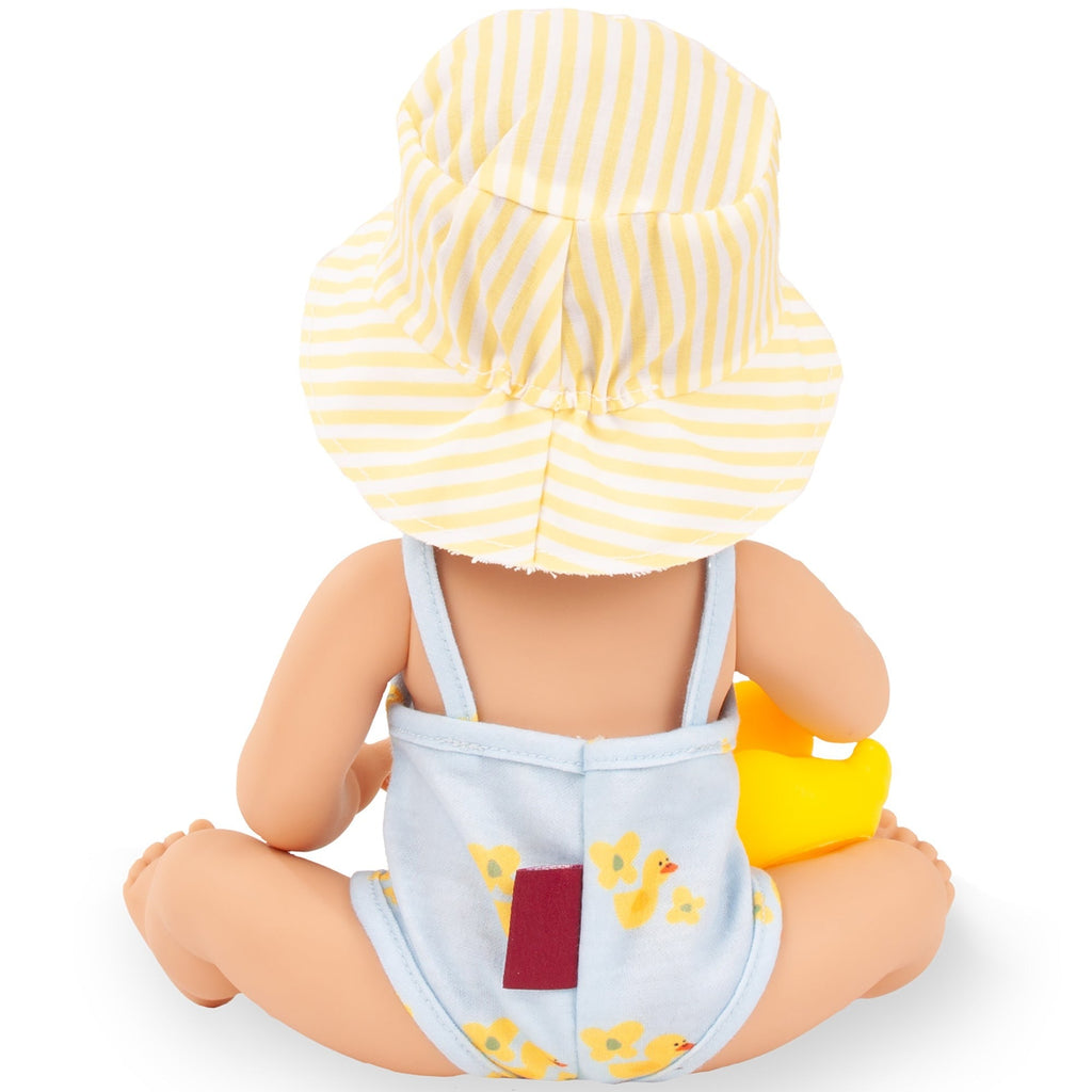 Gotz Sleepy Aquini 13-Inch Drink & Wet Baby Doll With Bathing Duck