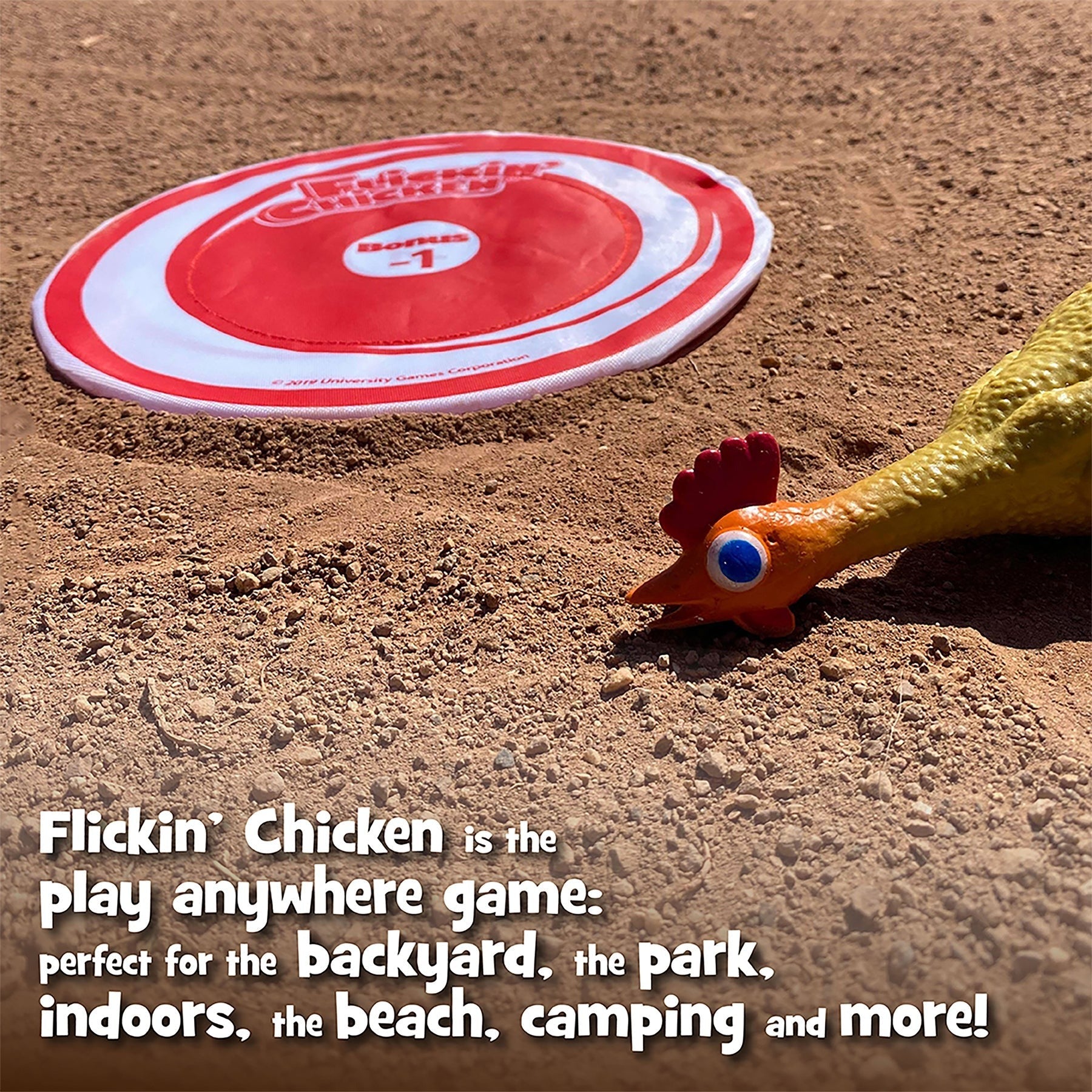 University Games Flickin' Chicken Outdoor Family Game