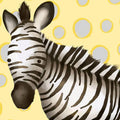 Oopsy Daisy Zoey The Zebra 10 inch Canvas Wall Art - Pink