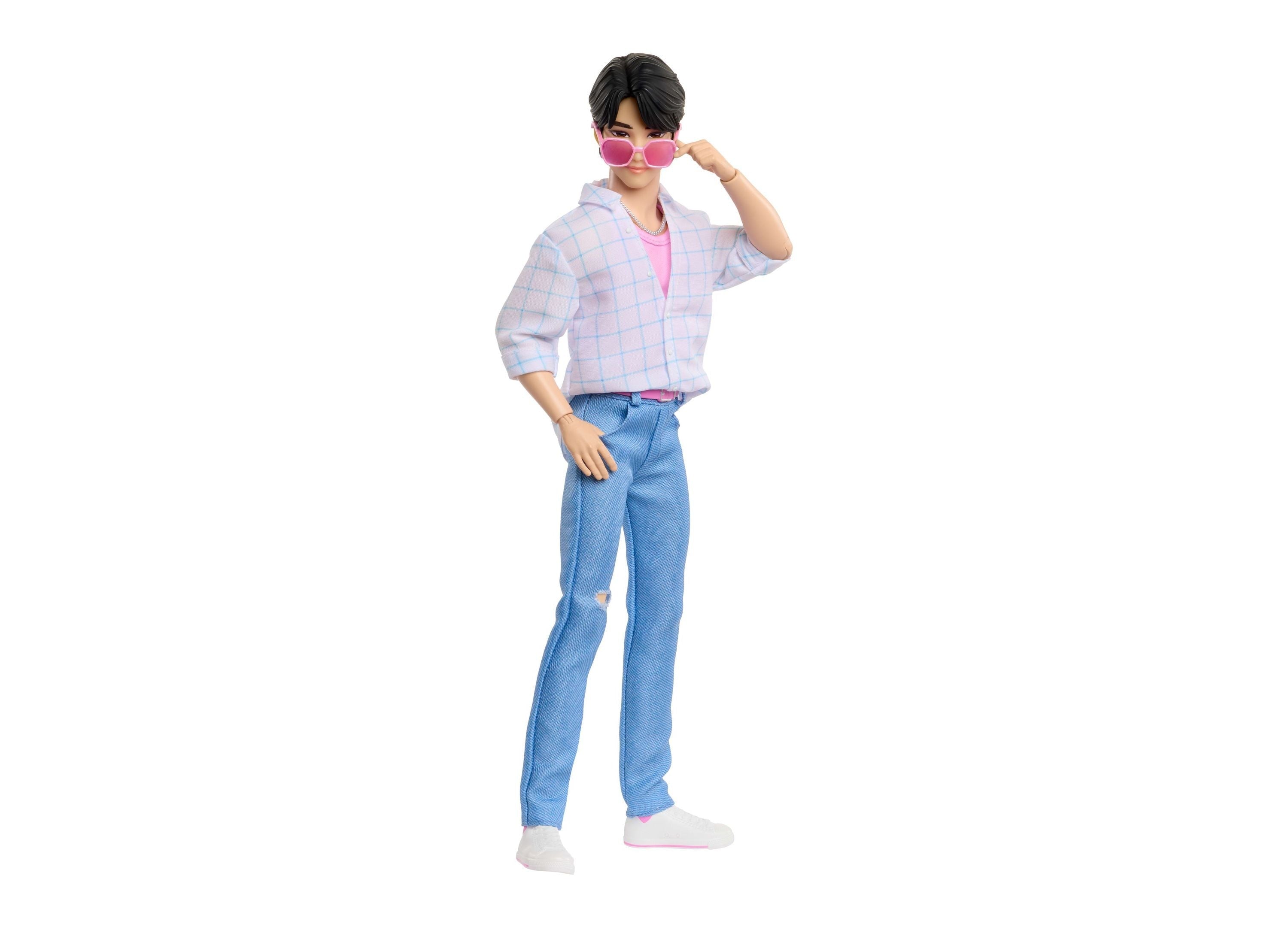 KPop Demon Hunters Saja Boys Jinu Soda Pop 12-Inch Fashion Doll with Posable Joints