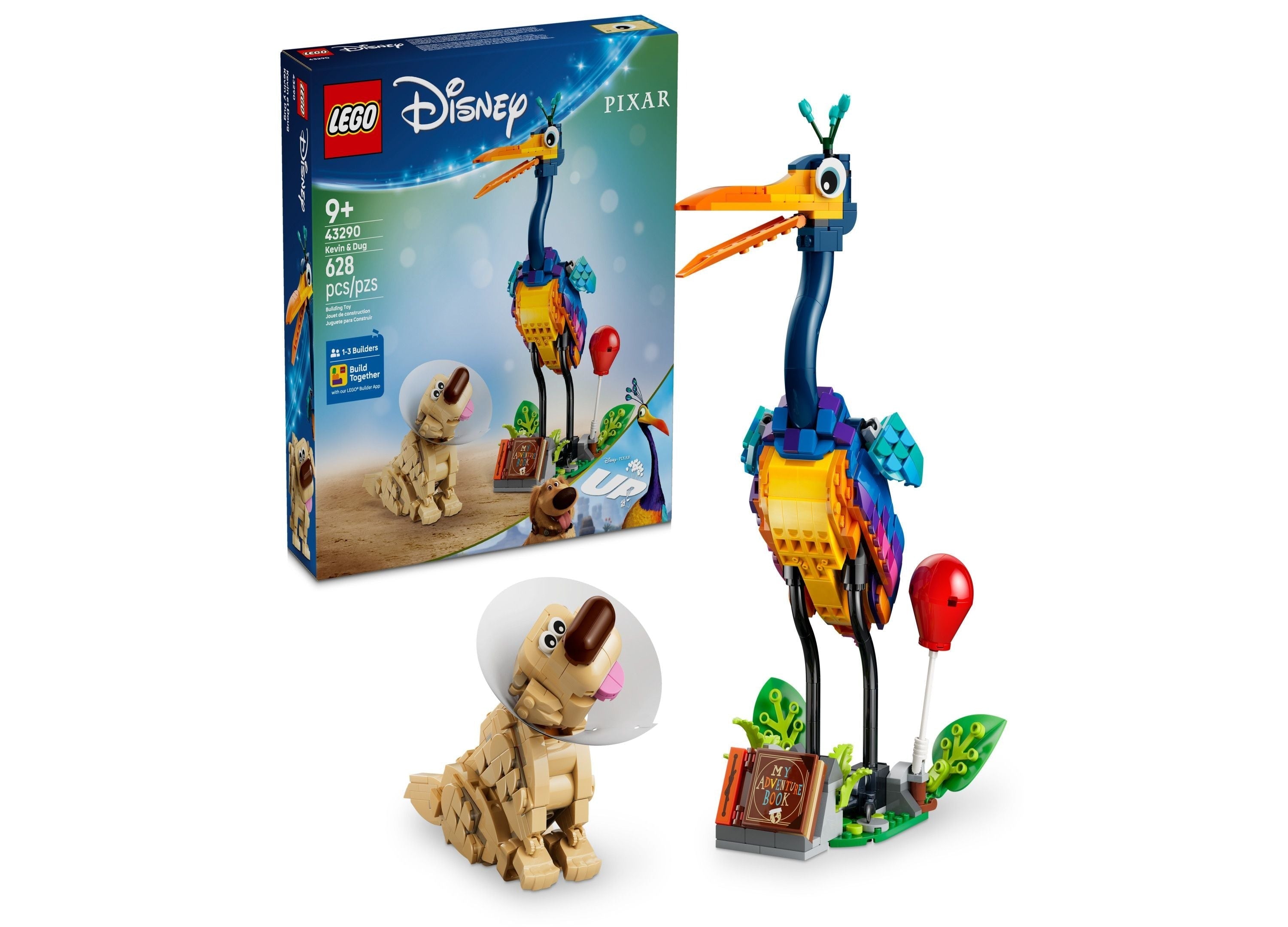 LEGO Disney and Pixar Kevin Dug Toy 43290, 628 Pieces