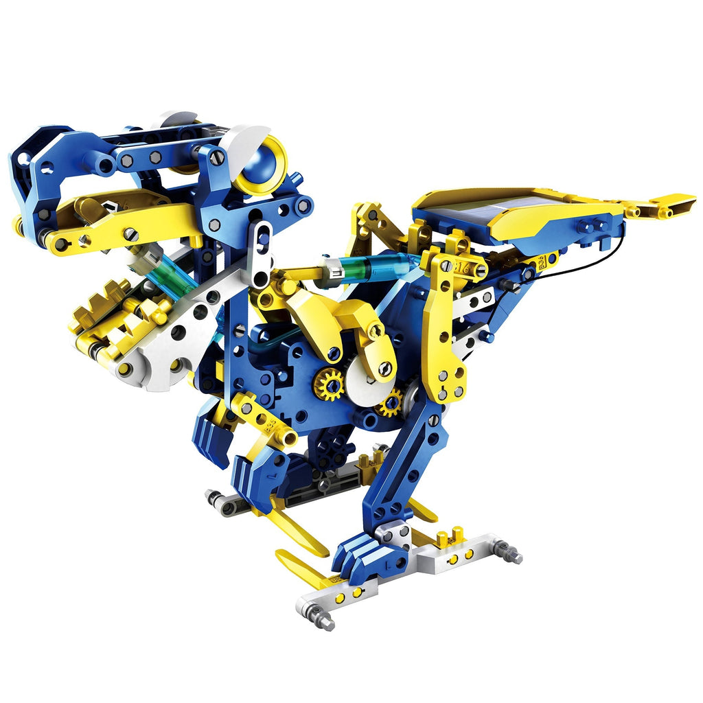 Teach Tech Rivet-Rex 12-In-1 Solar-Powered STEM Robot Building Kit