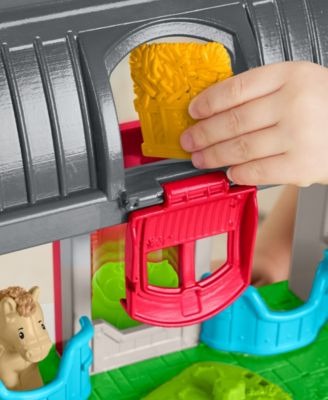 Little People Friendly Horses Stable Toddler Playset - 6 Pieces