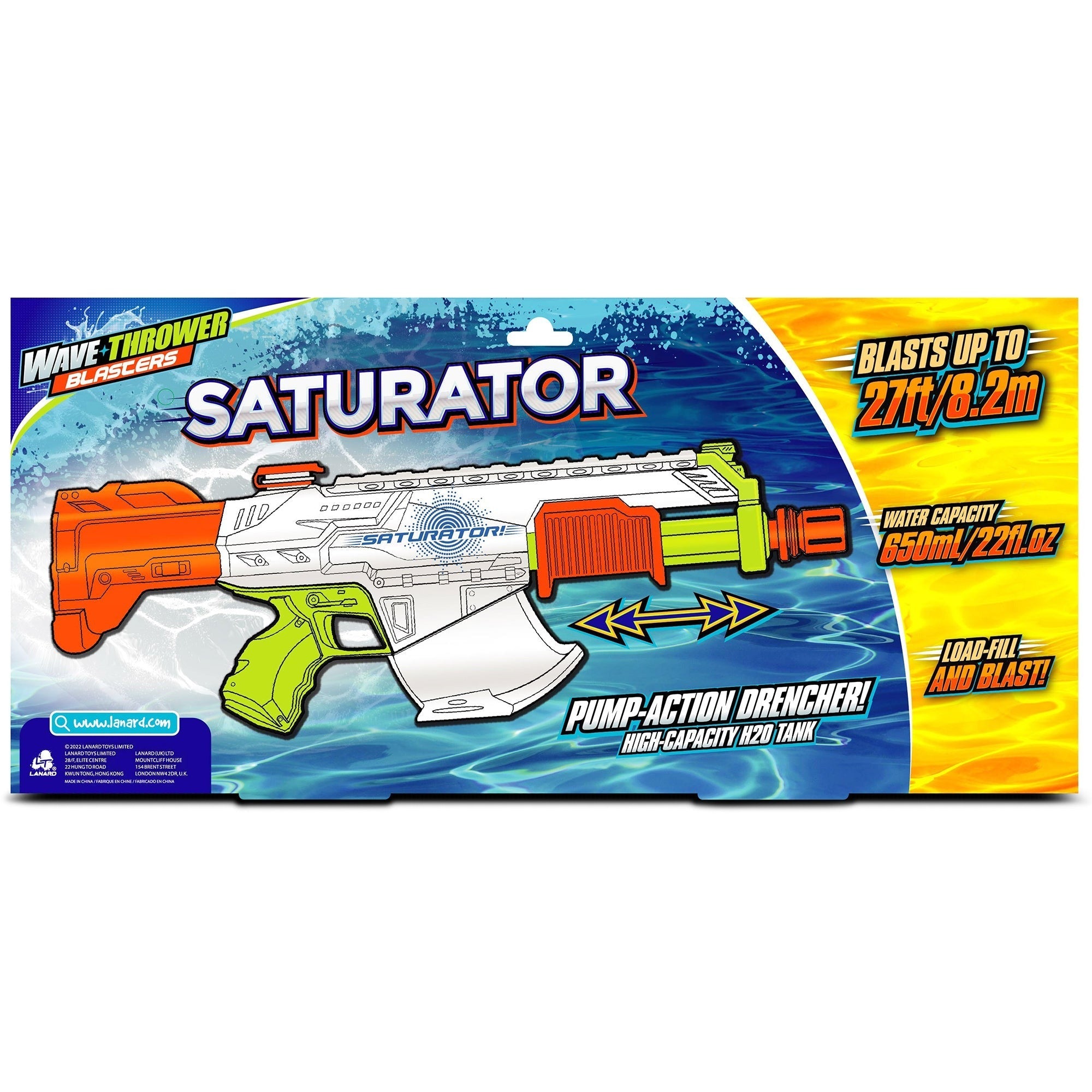 Water Blaster Saturator Pump-Action Soaker With 70 Oz Capacity