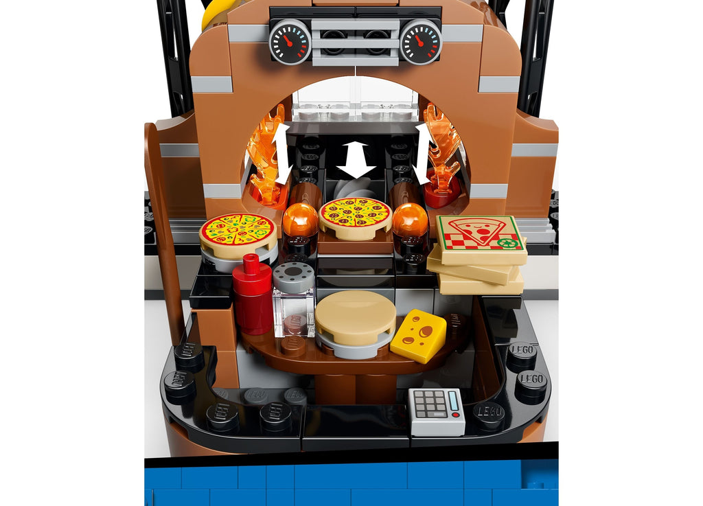 LEGO City Pizza Delivery Experience With Vehicles 494-Piece Building Set